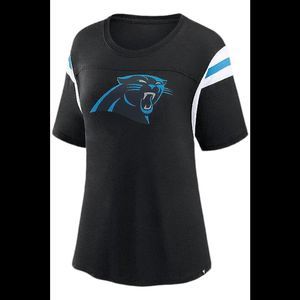 NFL Women's Team Logo Short Sleeve T-Shirt Panthers - Regular